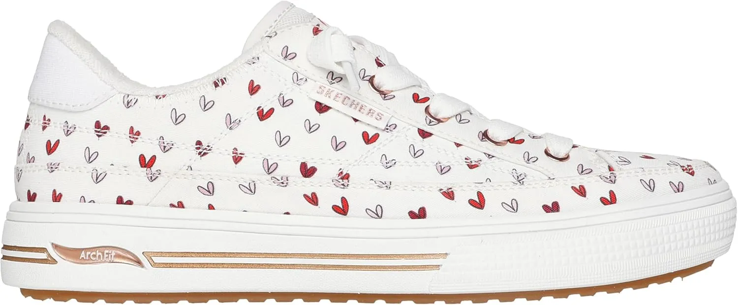 Skechers Women's James Goldcrown: Arch Fit Arcade-Love on Top Sneaker