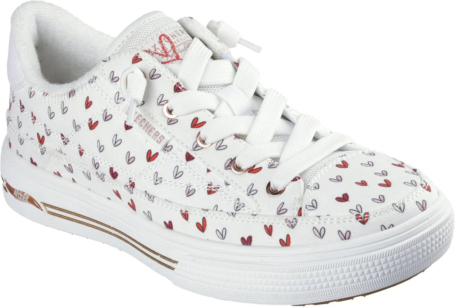 Skechers Women's James Goldcrown: Arch Fit Arcade-Love on Top Sneaker