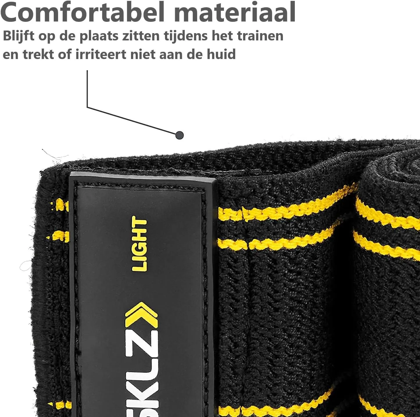 SKLZ Non-Slip Fabric Mini Resistance Band for Upper and Lower Body