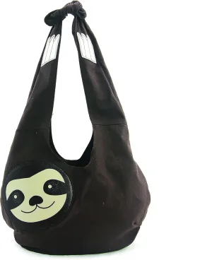 Sleepyville Critters Hang Loose Sloth Hobo Bag On Canvas