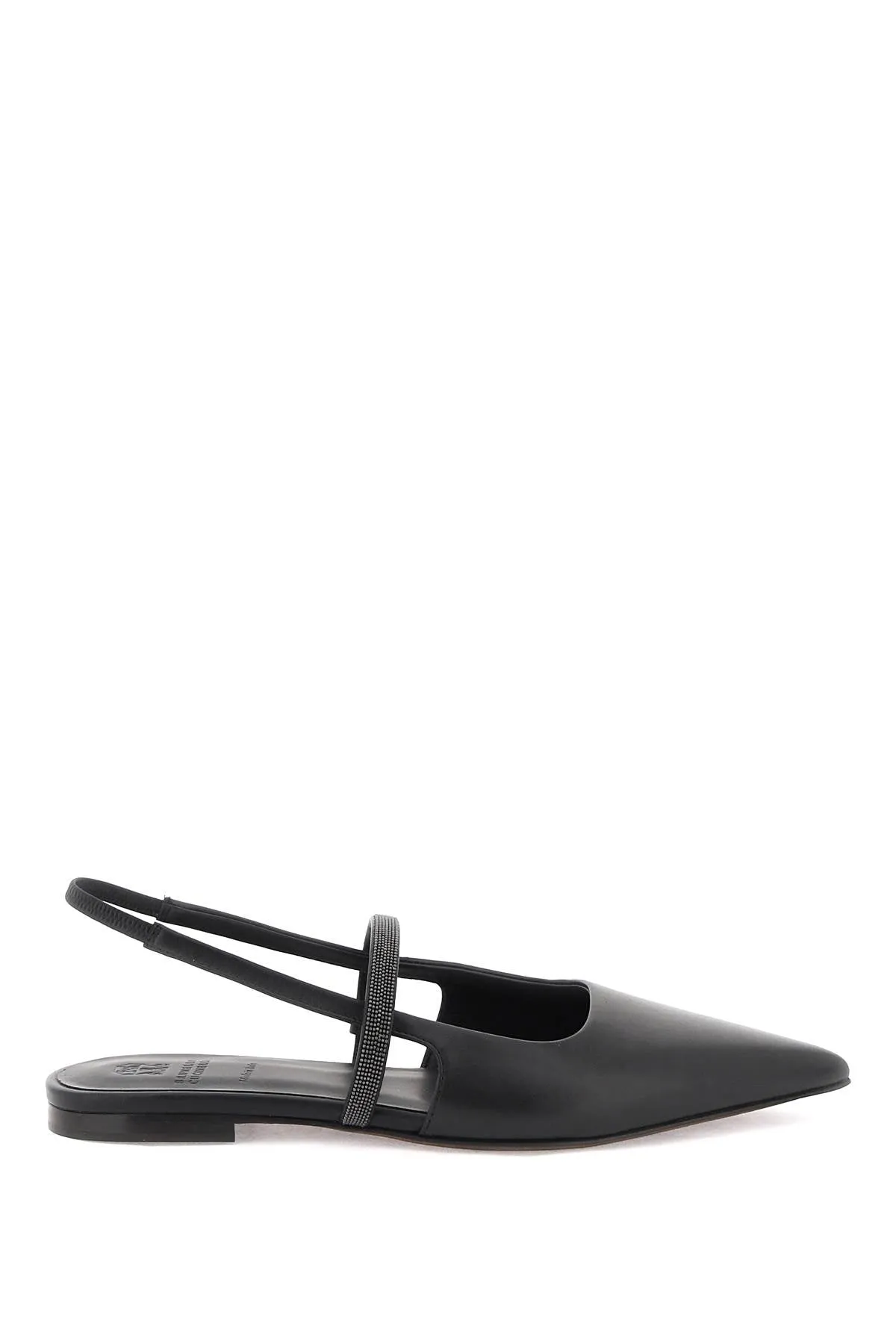 slingback ballet flats with precious strap