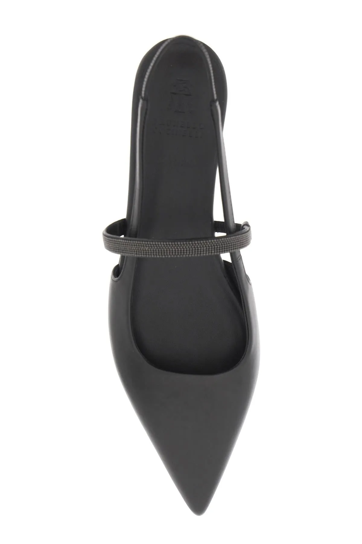 slingback ballet flats with precious strap