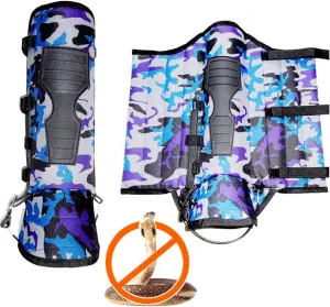 Snake Gaiters Anti-bite Snake Guards Lower Leg Armor Water Proof Comfortable Protection Gear for Hunting Hiking Outdoors Survival Kit Suitable for Men and Women