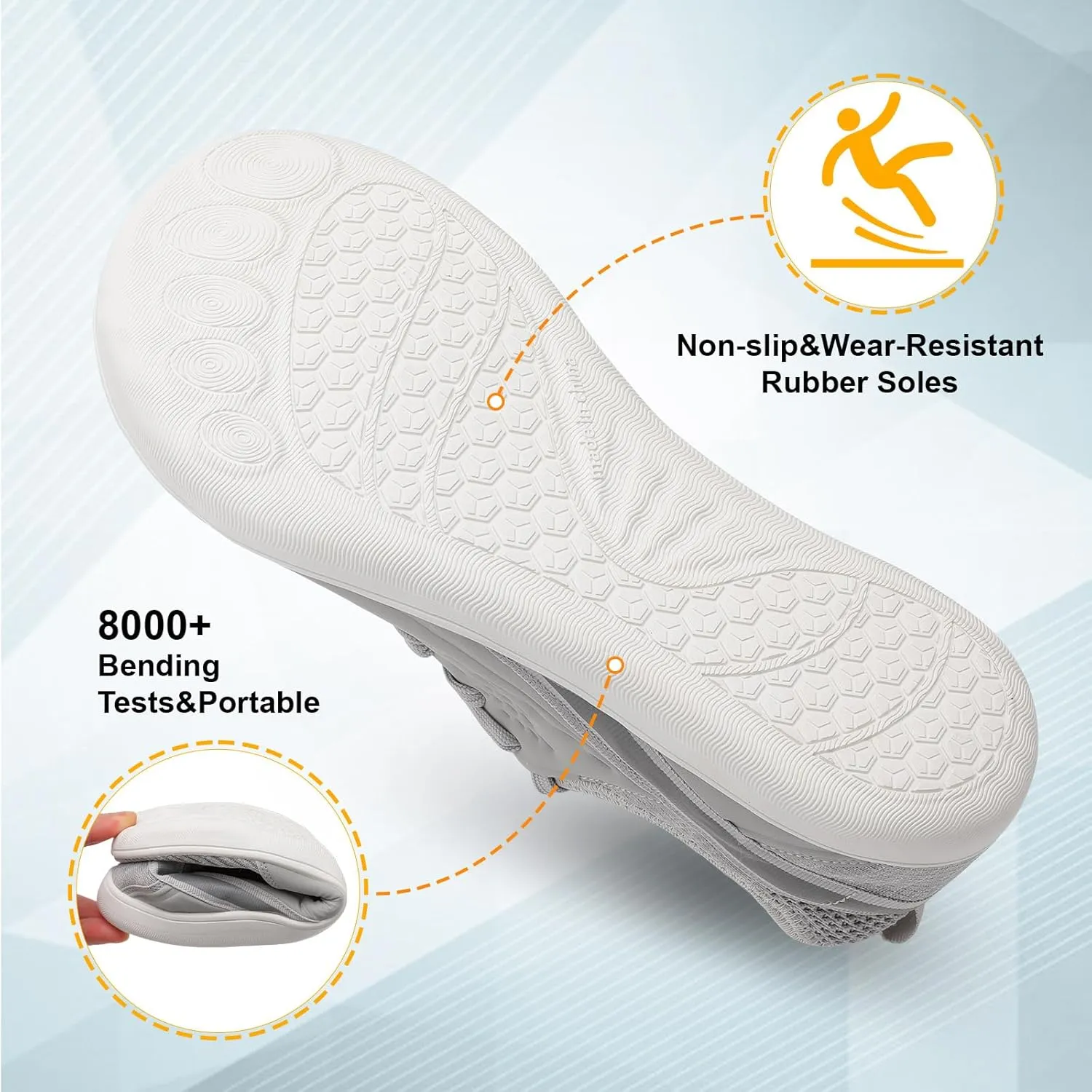 Spesoul Men's Wide Barefoot Breathable Walking Shoes