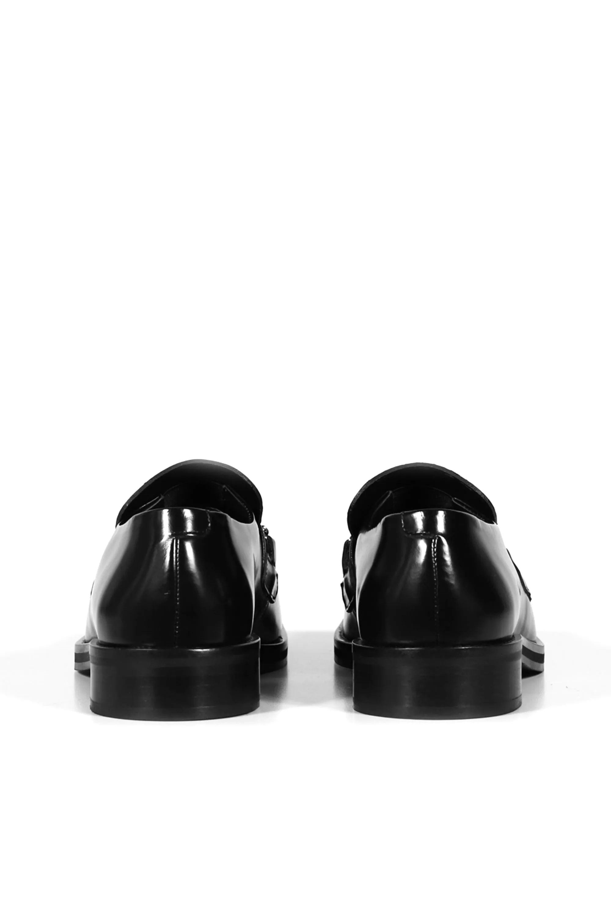 SQUARE TOE LOAFER / BLK