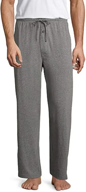 Stafford Men's Knit Pajama Pants Big (Grey Heather, 3X-Large)