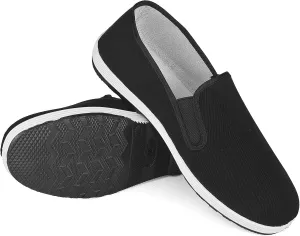 Tai Chi Shoes Fit for Kung Fu and Martial Arts, Light, Soft, and Breathable Suitable for Indoor/Outdoor Activities, Anti-Slip for Car Driving and Fishing, Black