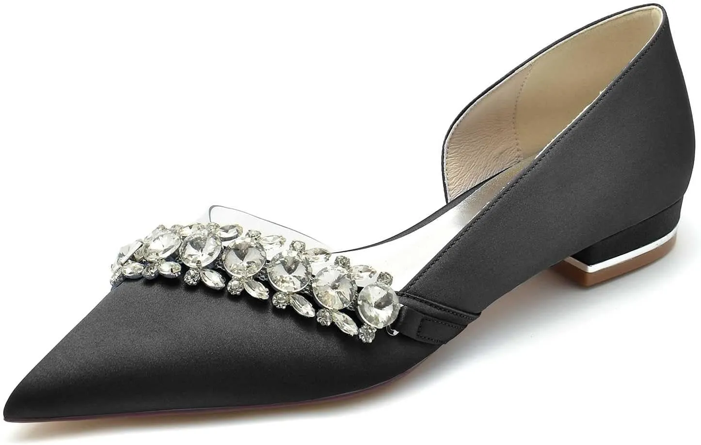 TarfiC Women's Flats Pointed-Toe Knit Ballet Shoes, Washable Soft Slip-Ons Ideal for Business Casual, Office, Work, and Wedding Events