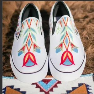 Teton Canvas Shoes White