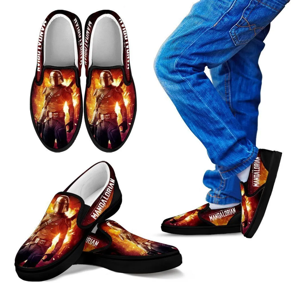 The Mandalorian Slip Ons Bounty Hunter Shoes