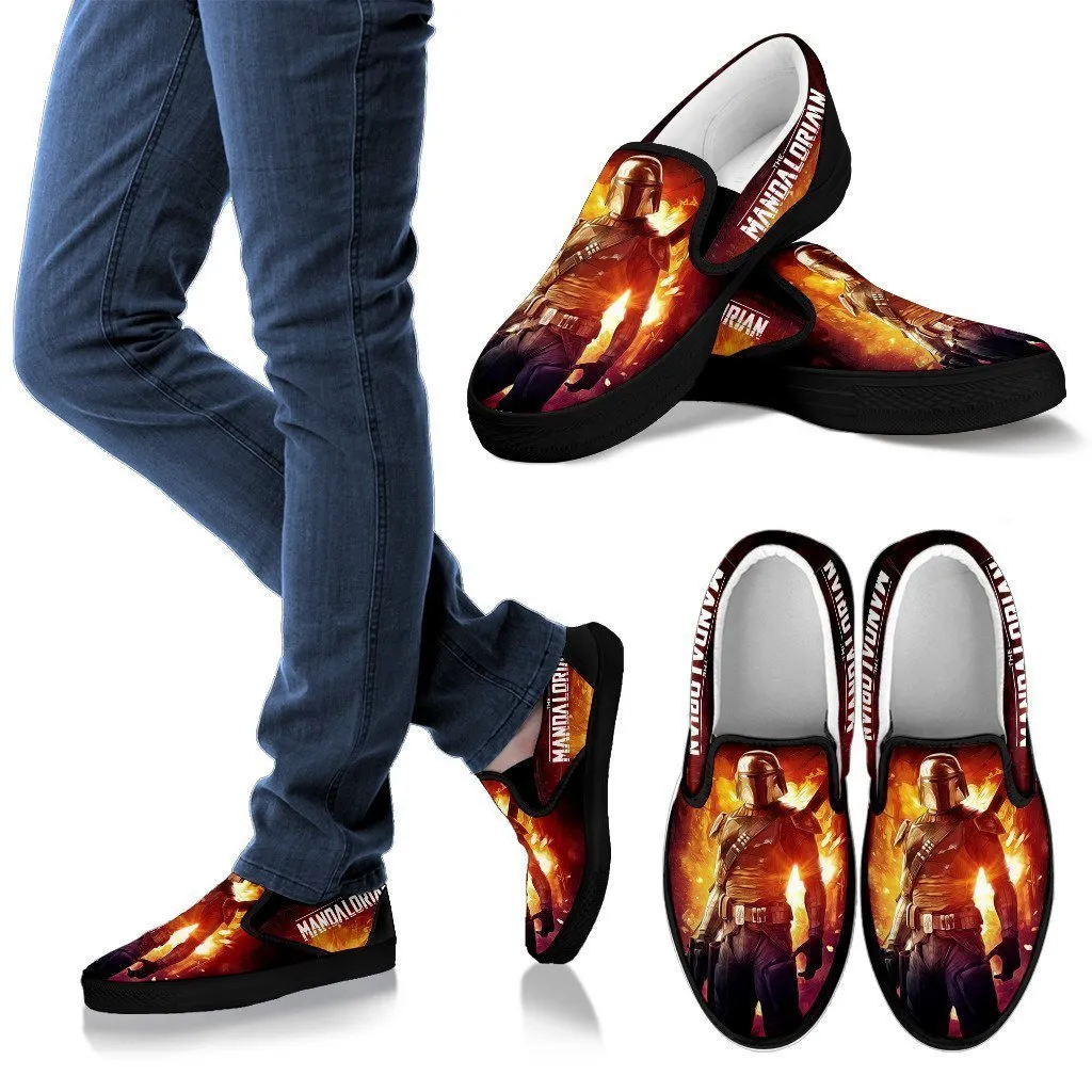 The Mandalorian Slip Ons Bounty Hunter Shoes