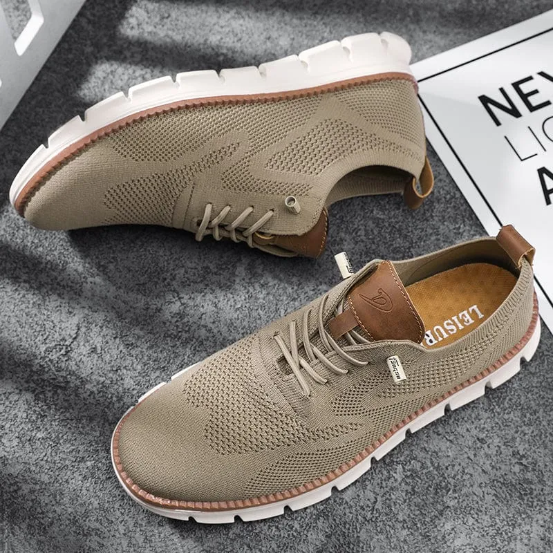 Thomas - Beige Heren-Sneaker