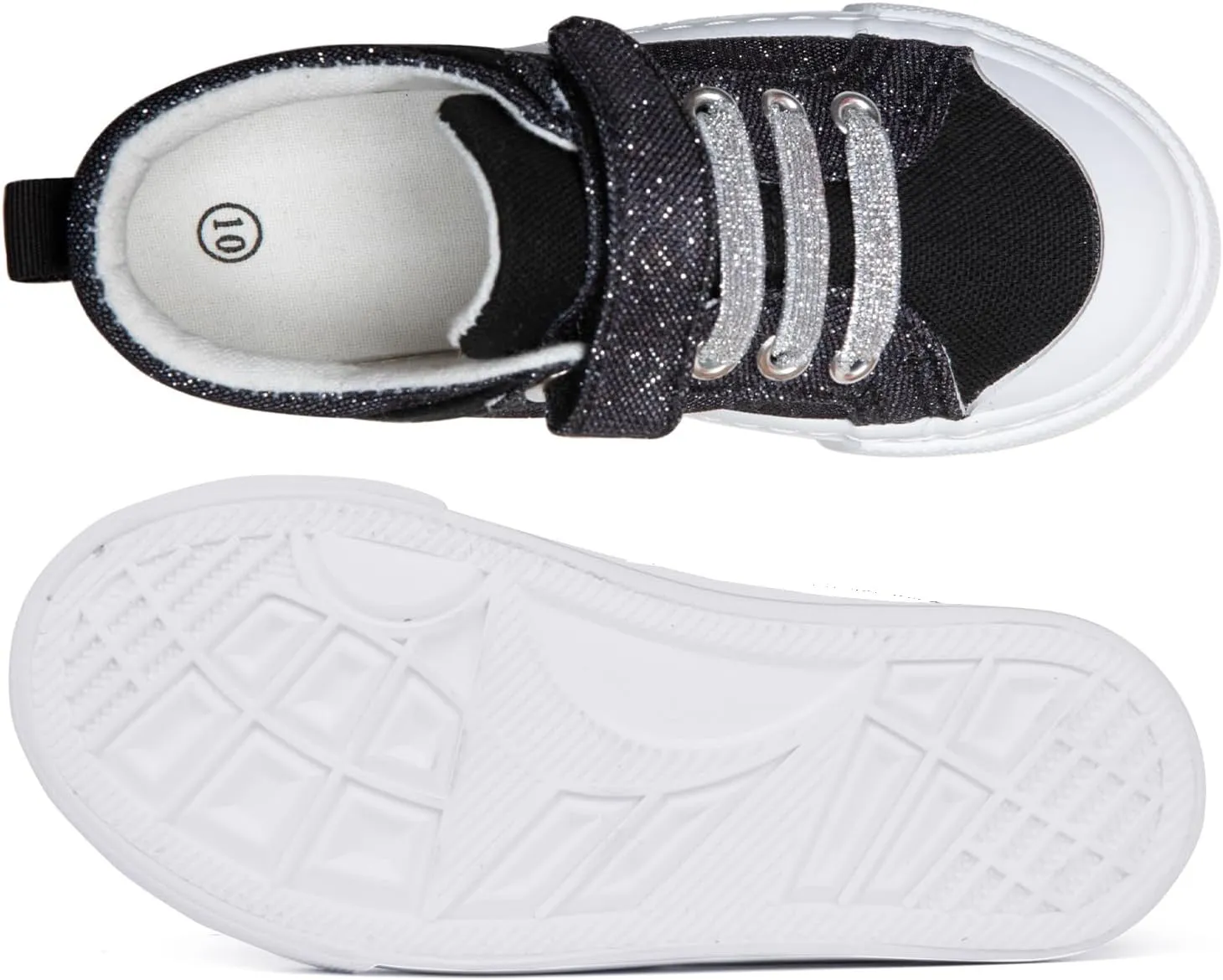 Toandon Kids Adorable Fashion High Top Casual Canvas Sneakers
