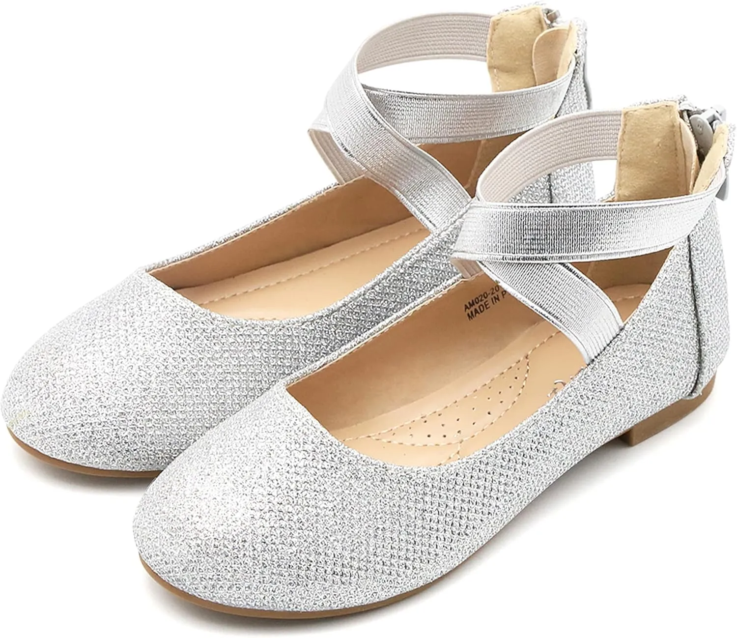 Toddler Little Girl Mary Jane Dress Shoes - Ballet Flats for Girl Party School Wedding Shoes
