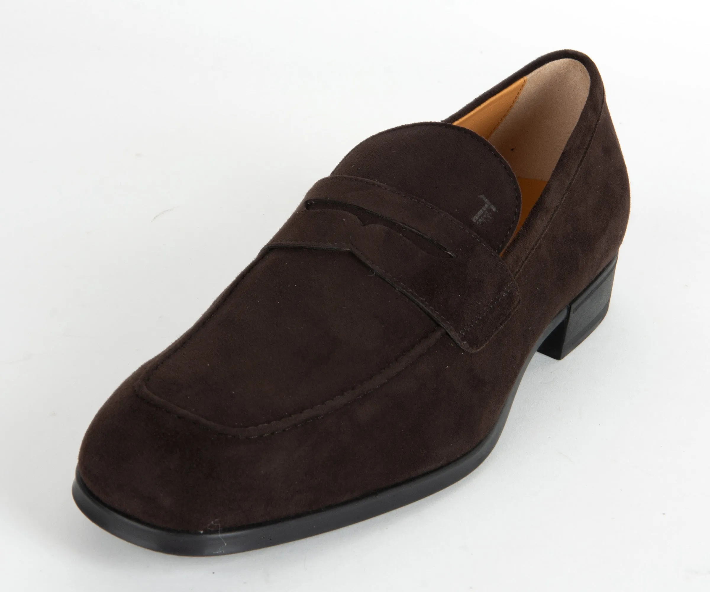 Tods Suede Loafer Brown