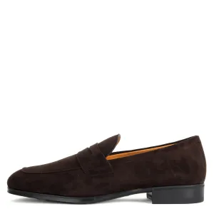Tods Suede Loafer Brown