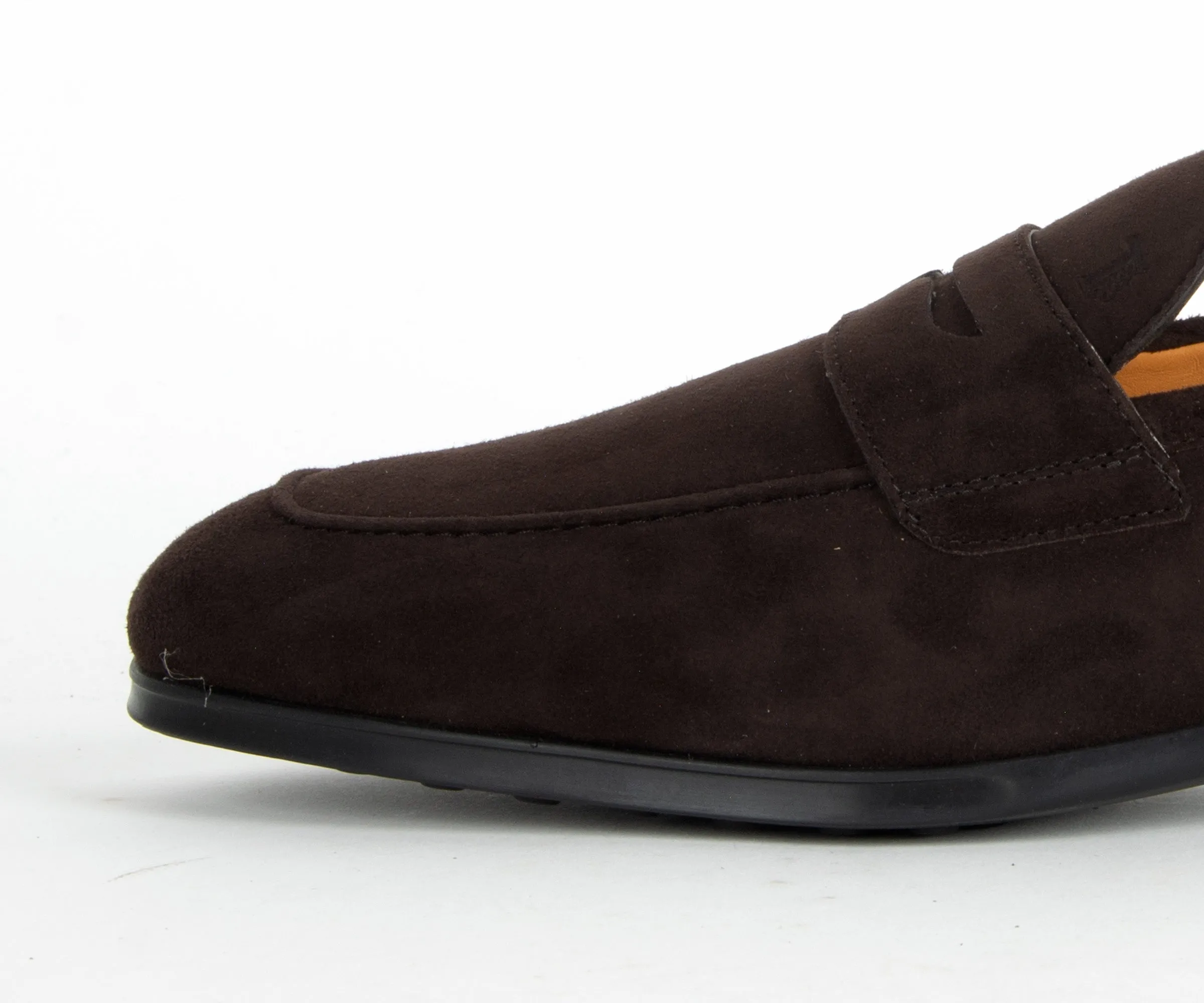 Tods Suede Loafer Brown