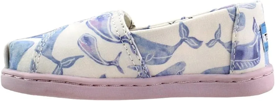 TOMS Infant Girls Alpargata Slip On Sneakers Shoes Casual - White