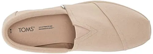 TOMS Men's ALP FWD Loafer Flat, Oatmeal Recycled Cotton Canvas, 13