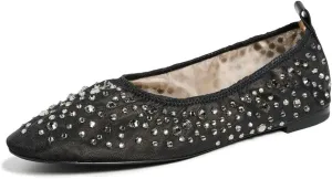 Tory Burch Women's Eddie Crystal Ballet Flats 2.0