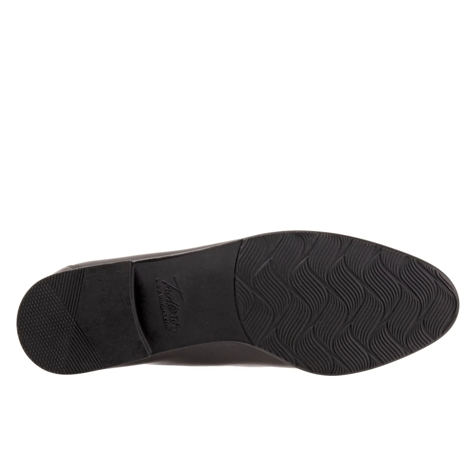 Trotters Liz Tassel T2224-054 Womens Black Narrow Loafer Flats Shoes