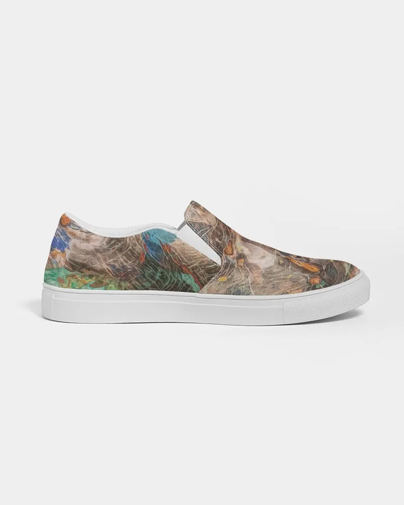 Turkish Petrified Collawood Women's Slip-On Canvas Shoe