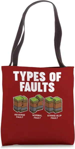 Types of Geology Faults Tote Bag
