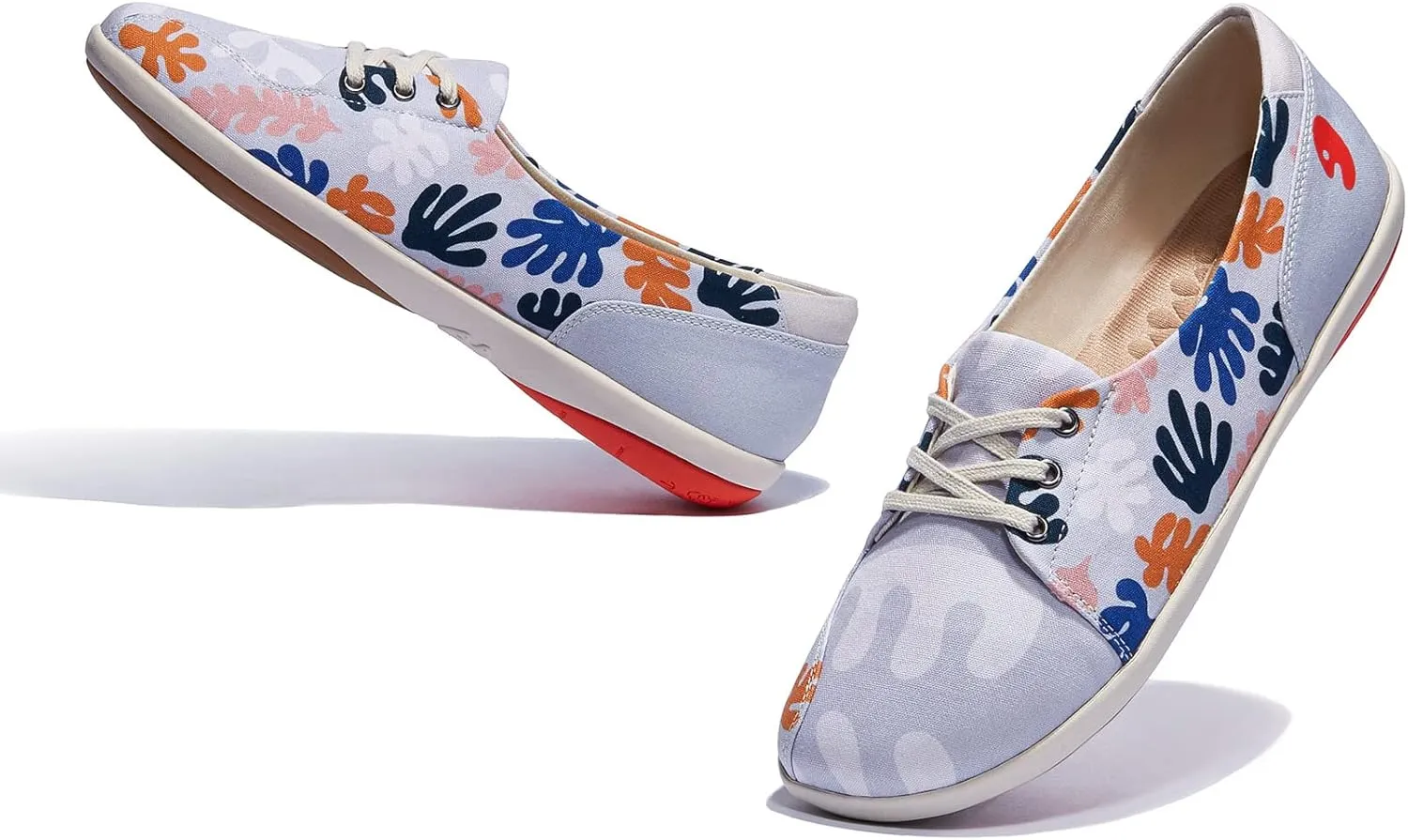 UIN Women's Ballet Flats Slip On Round Toe Casual Lightweight Comfortable Travel Shoes Illites Ⅱ