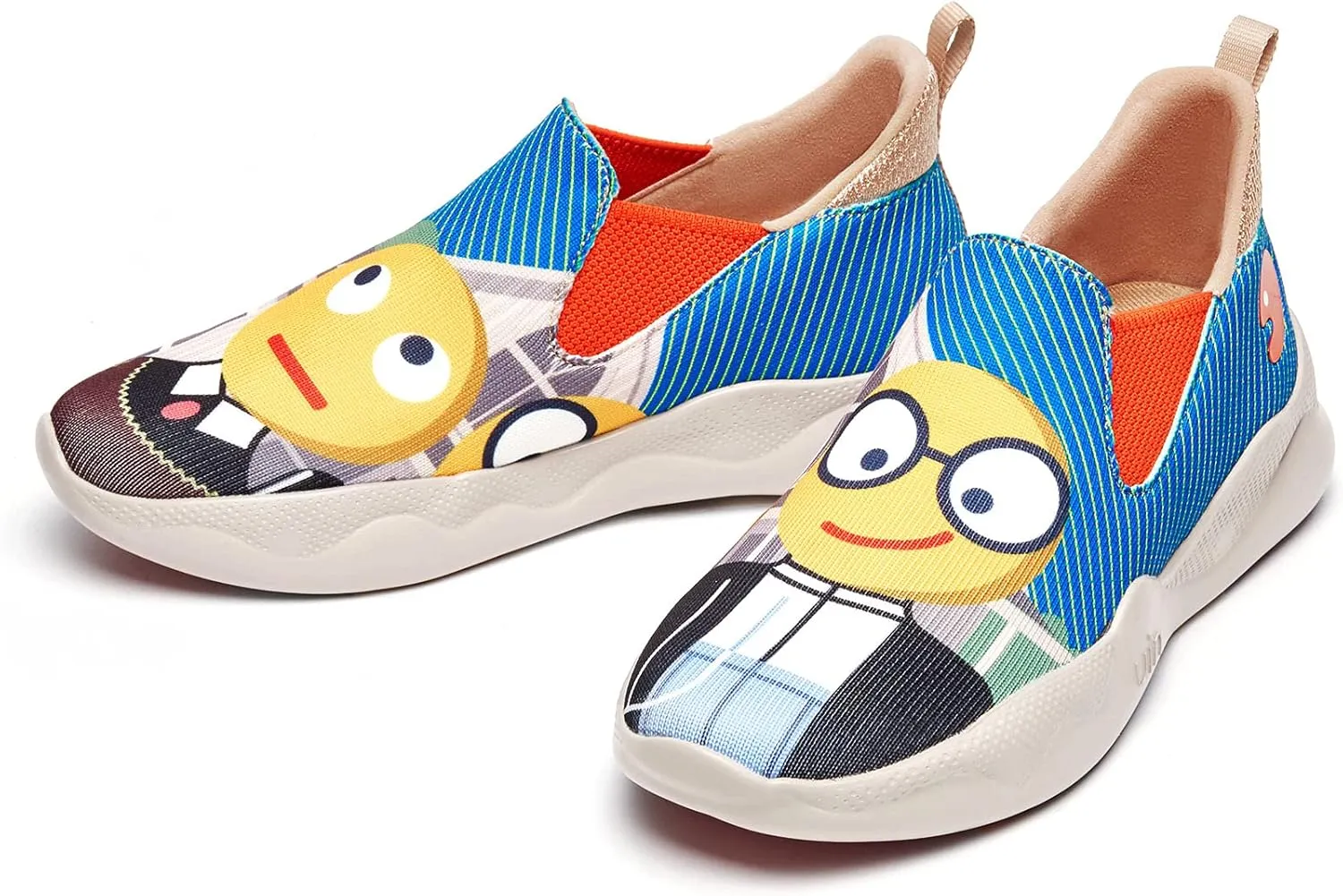 UIN Women's Fashion Sneakers Lightweight Walking Casual Slip Ons Comfortable Art Painted Athletic Travel Shoes