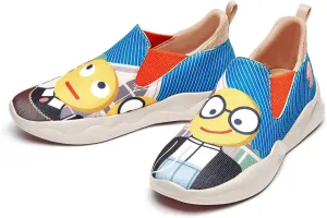 UIN Women's Fashion Sneakers Lightweight Walking Casual Slip Ons Comfortable Art Painted Athletic Travel Shoes