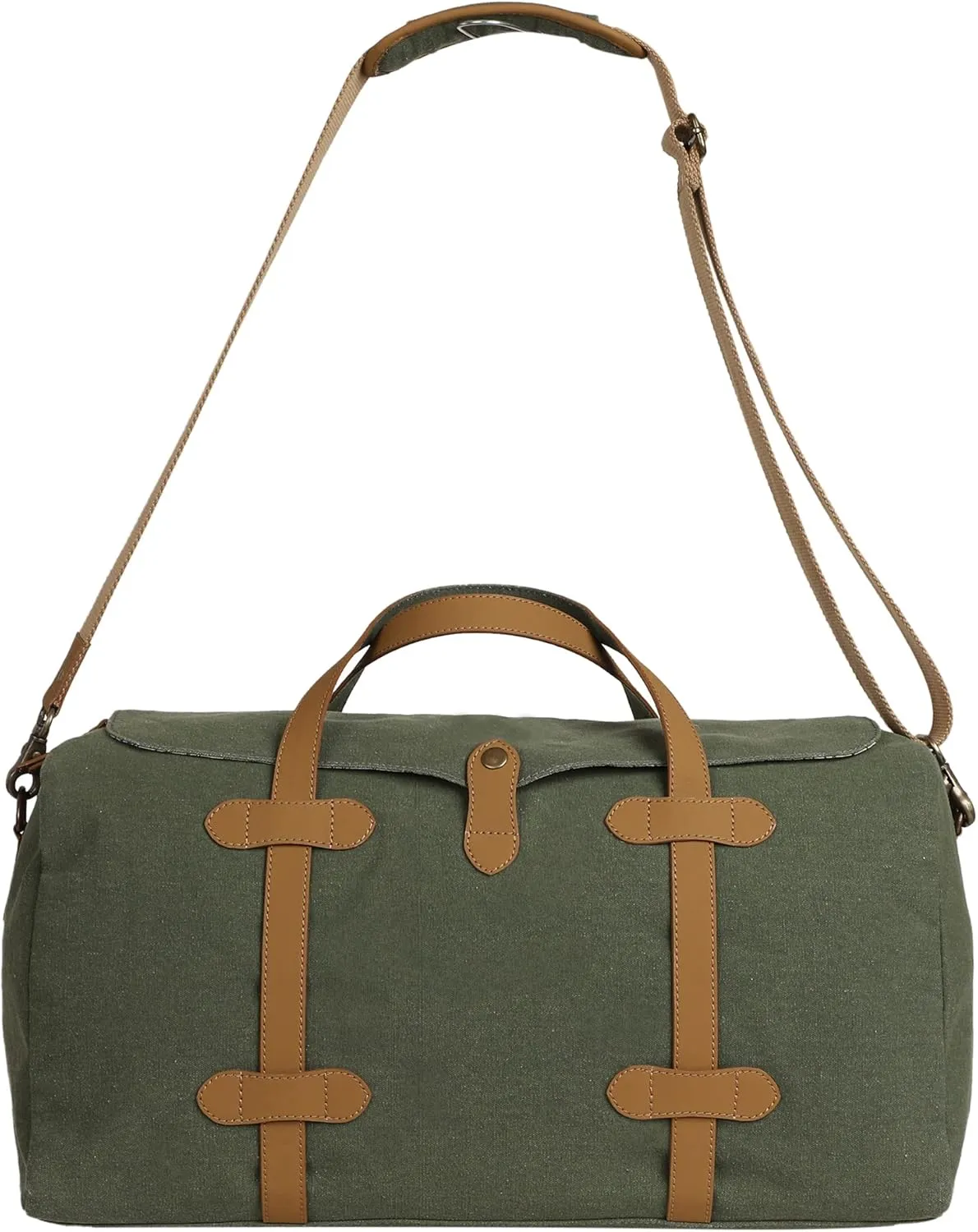 Unisex Canvas Duffel Bag (Delta), Moss Green MC-1702