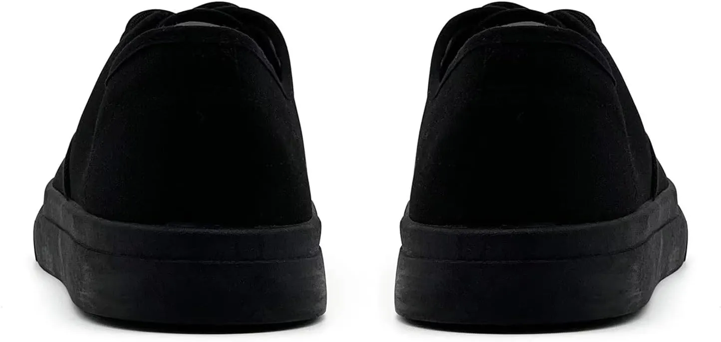 Unisex Low Top Canvas Shoes, Lace-up Canvas Sneakers, Womens Canvas Slip On Shoes, Casual Tennis Shoes for Men - Multiple Colors - Full Size