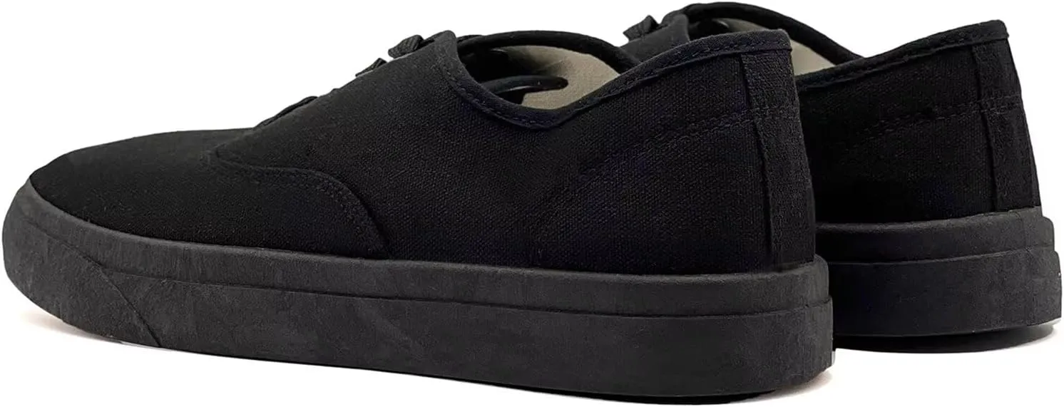 Unisex Low Top Canvas Shoes, Lace-up Canvas Sneakers, Womens Canvas Slip On Shoes, Casual Tennis Shoes for Men - Multiple Colors - Full Size