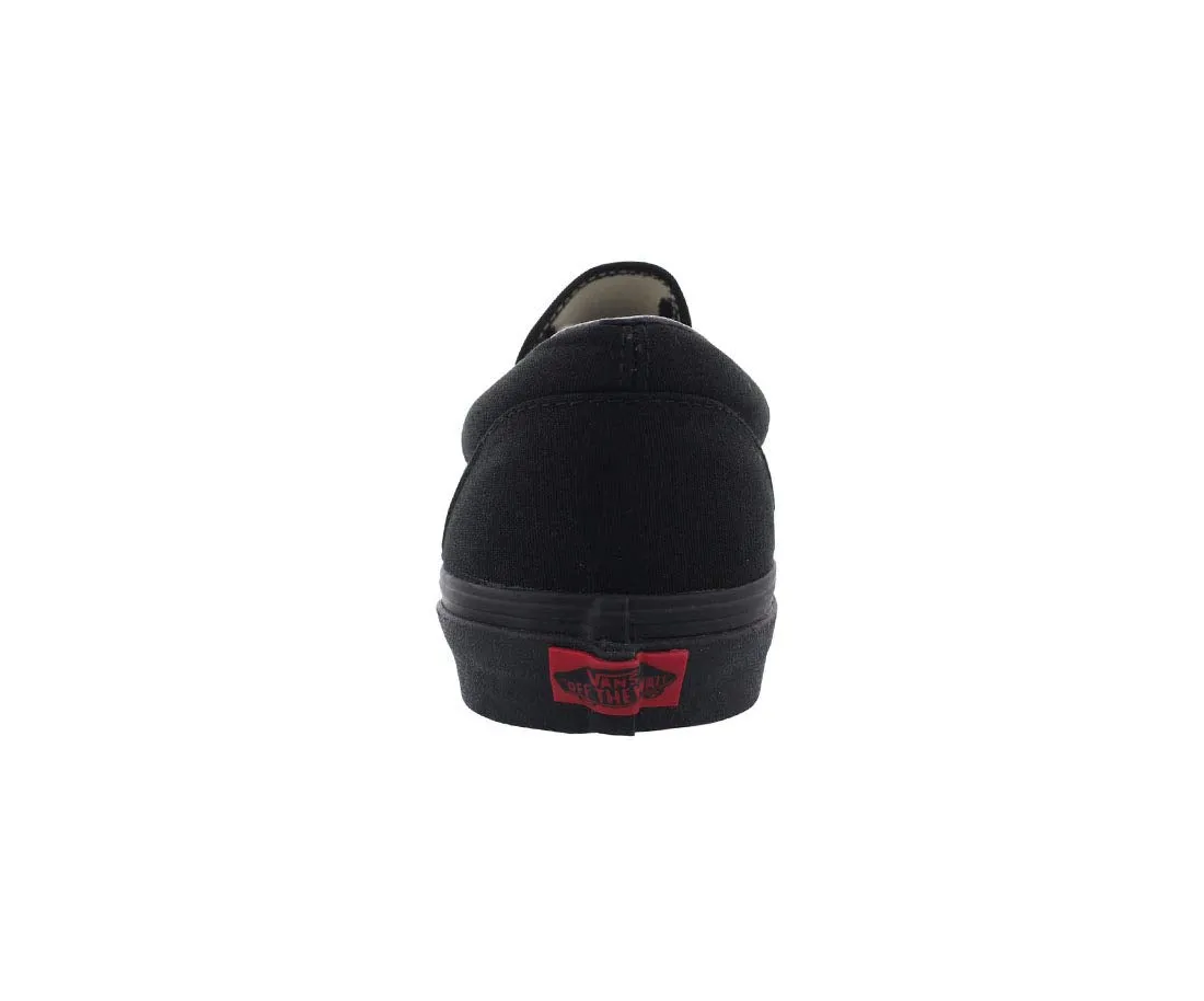 Vans Adult Slip on Black/Black Canvas Size : 11
