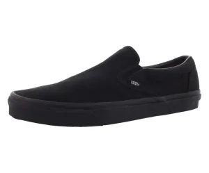 Vans Adult Slip on Black/Black Canvas Size : 11
