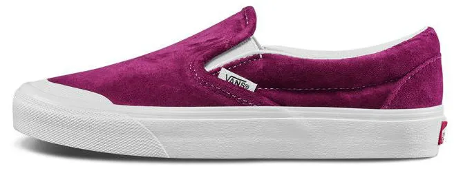 Vans Classic Slip-On TC Velvet Beet Red/White