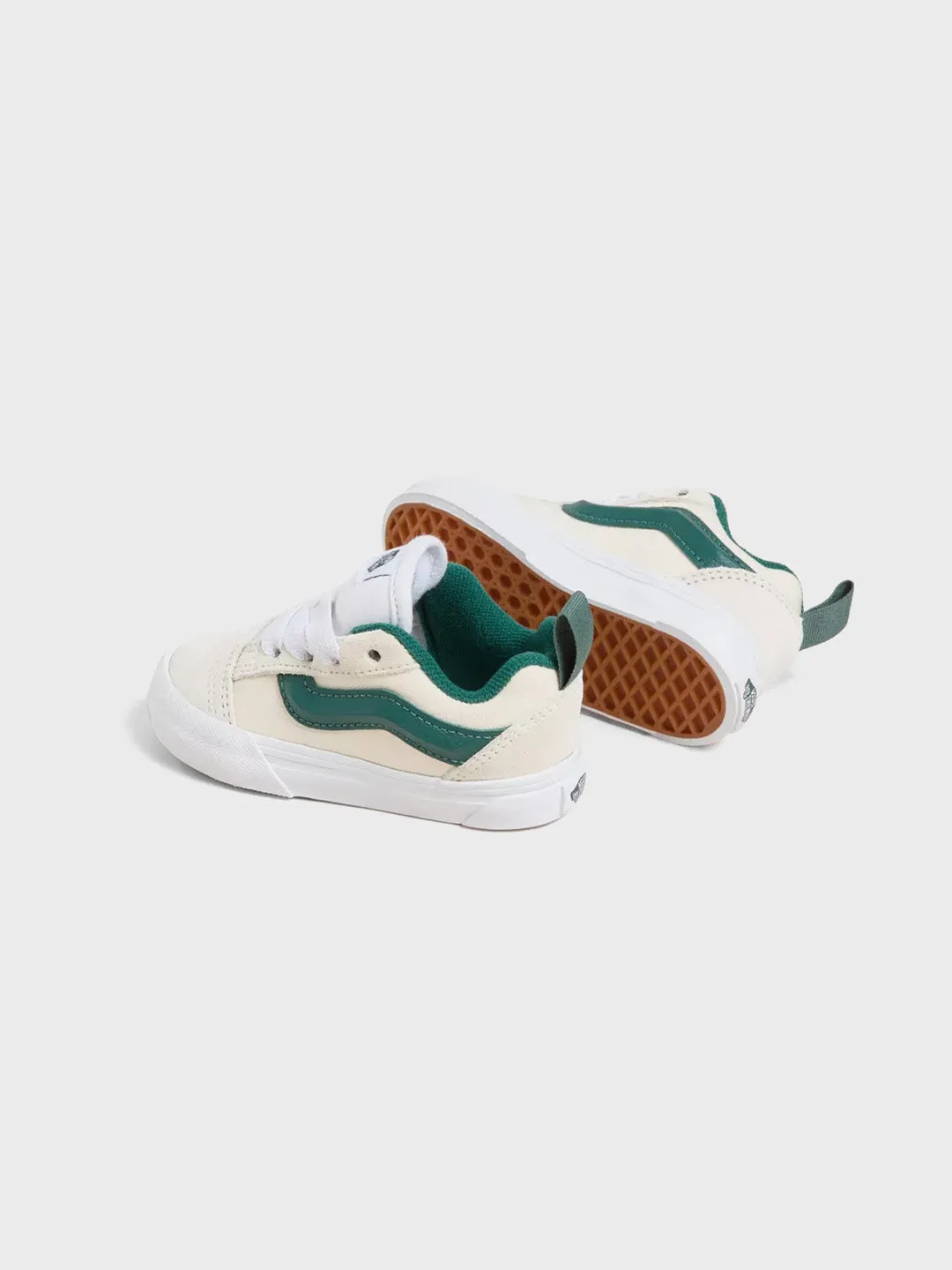 Vans Knu Skool (TD) Kinderschoenen | Green/Marshmallow