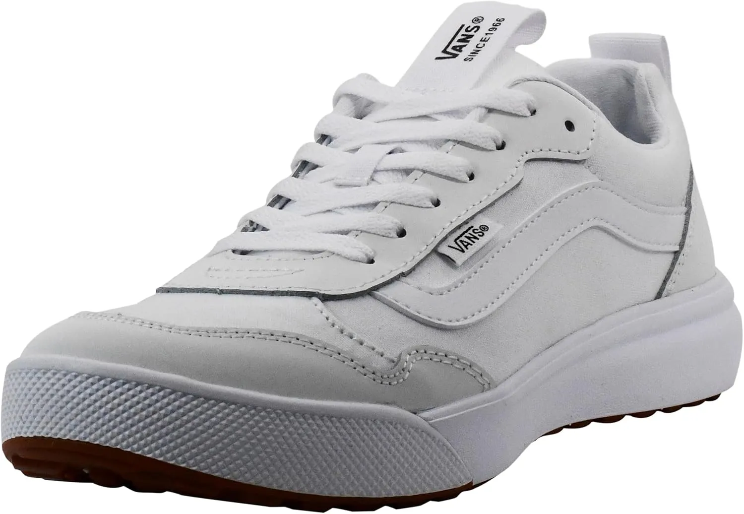 Vans Men's Range EXP Sneaker, Synthetic Nubuck White/White, 7.5 M US