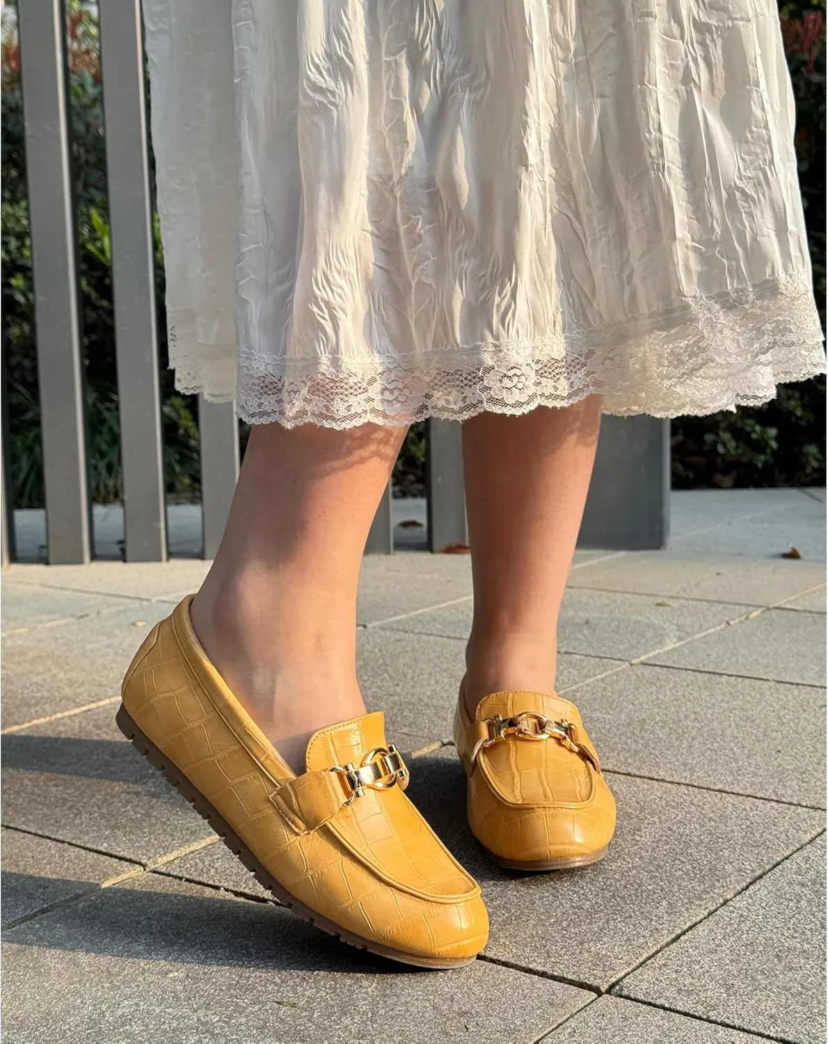 VERDASCO Women's Loafers Comfort Slip-Ons Flat Work Shoes Casual Moccasins Penny Loafers Lady Dress Shoes