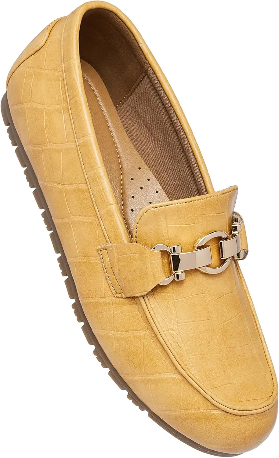 VERDASCO Women's Loafers Comfort Slip-Ons Flat Work Shoes Casual Moccasins Penny Loafers Lady Dress Shoes