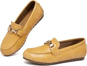 VERDASCO Women's Loafers Comfort Slip-Ons Flat Work Shoes Casual Moccasins Penny Loafers Lady Dress Shoes