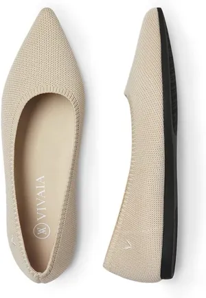 VIVAIA Aria 2.0 Women's Casual Flats Slip on Washable Ballet Shoes Pointed-Toe Style