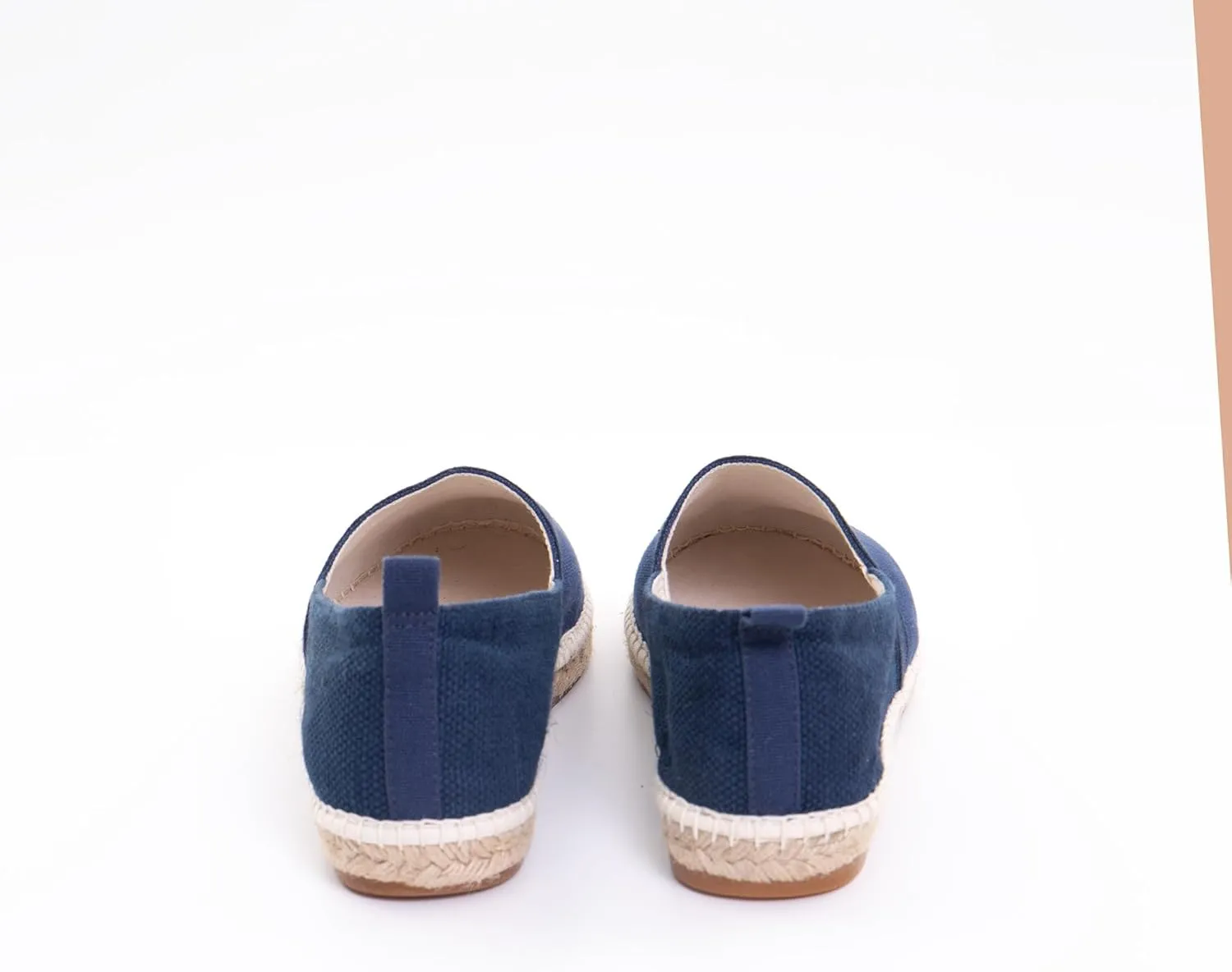 VOLIRIN & KAMMV Closed Toe Comfortable Canvas Slip on Flat Espadrilles for Men