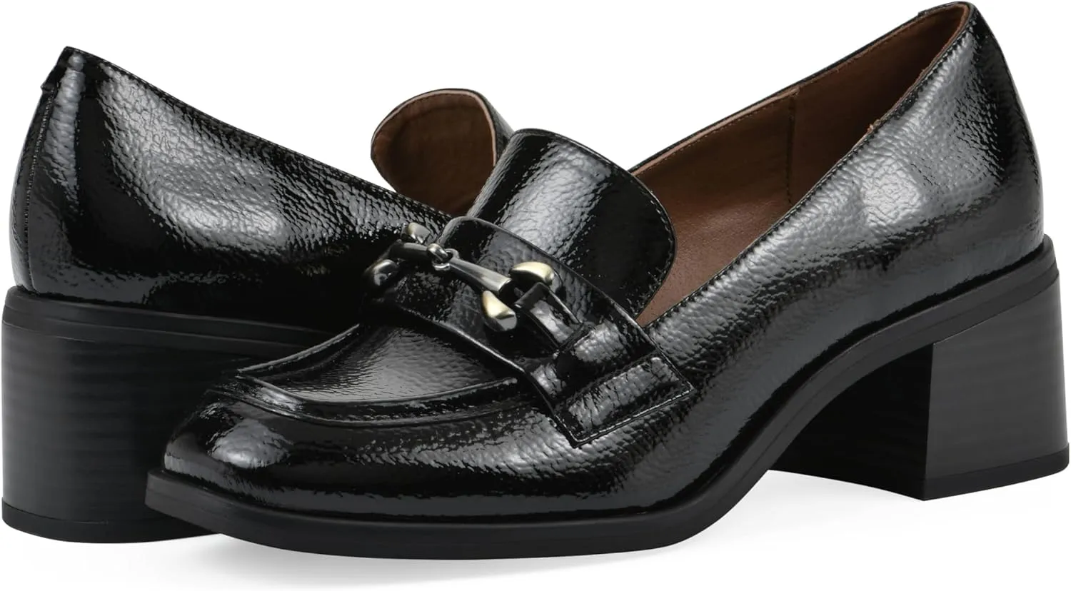 WHITE MOUNTAIN Women's Nacho Block Heel Loafer