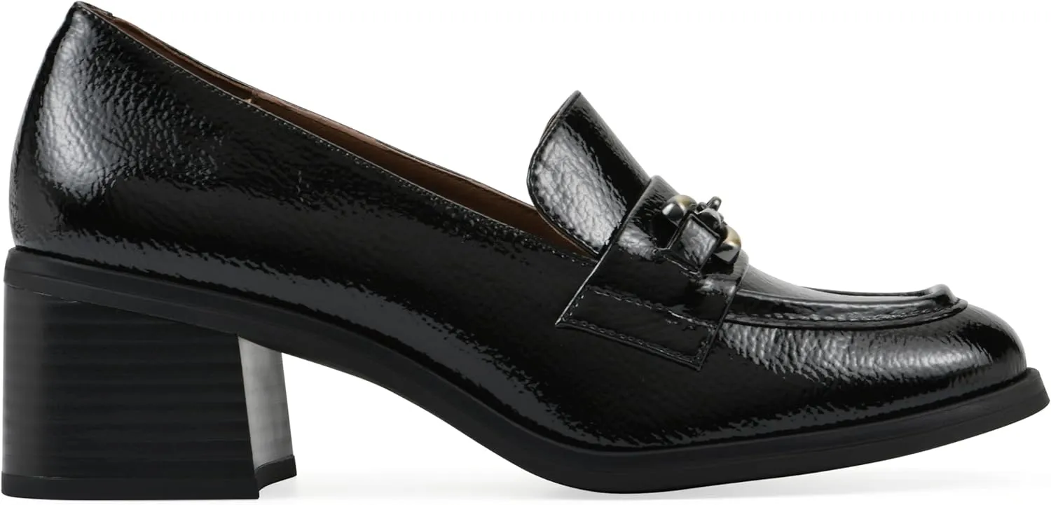 WHITE MOUNTAIN Women's Nacho Block Heel Loafer