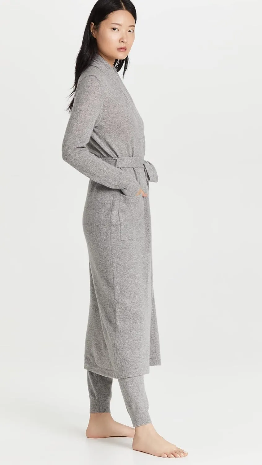 White   Warren Women's Cashmere Long Robe