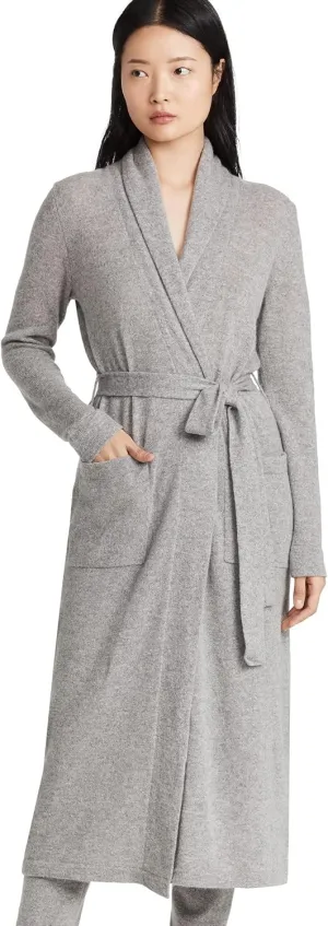 White   Warren Women's Cashmere Long Robe