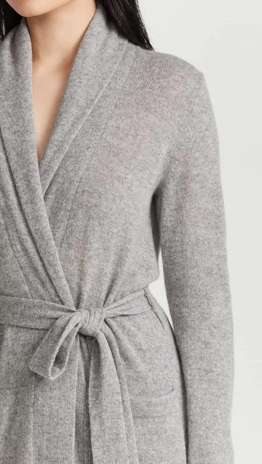 White   Warren Women's Cashmere Long Robe