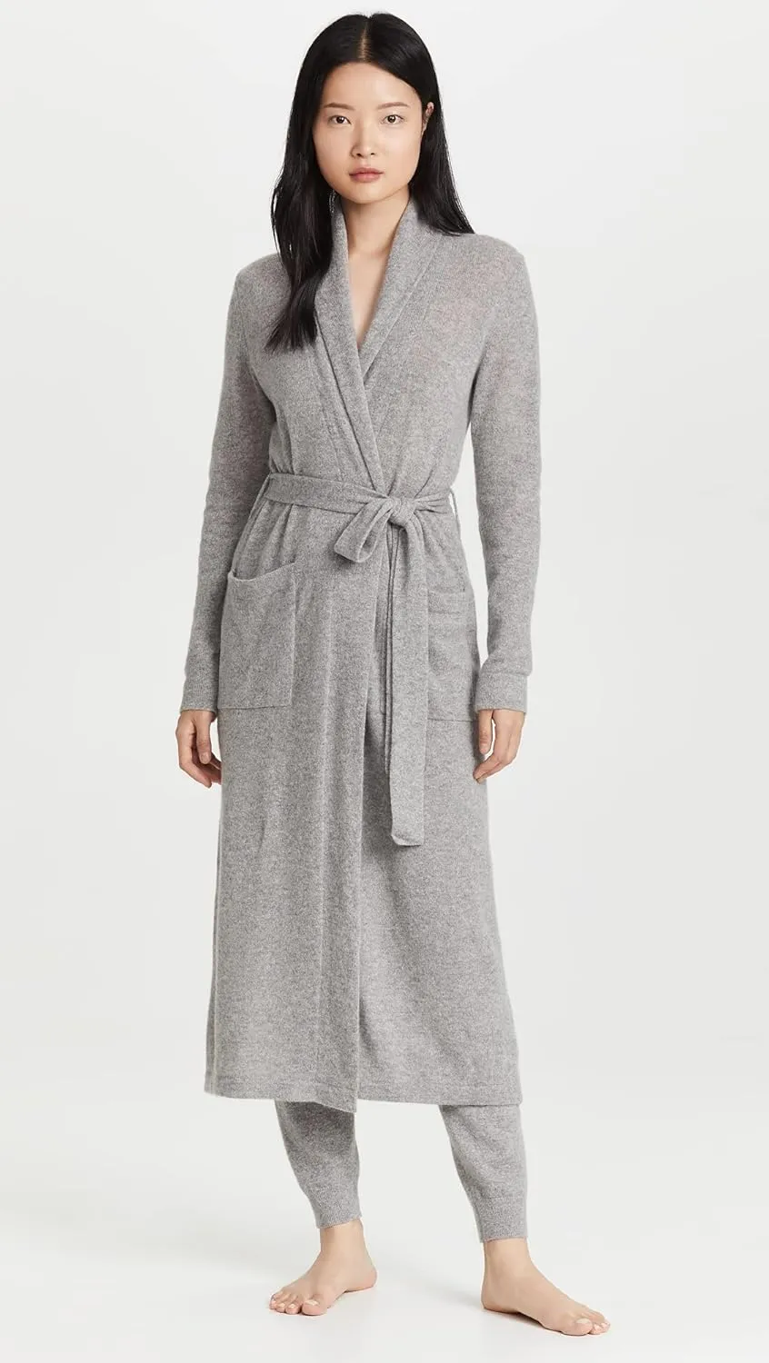 White   Warren Women's Cashmere Long Robe