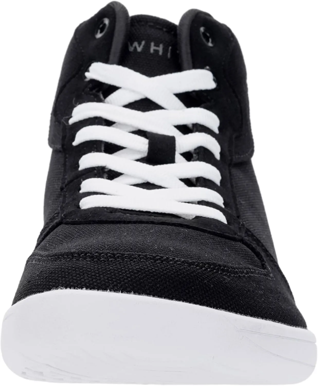 WHITIN Women's High-Top Canvas Minimalist Barefoot Shoes   Wide Toe Box   Zero Drop